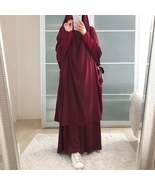 Casual Muslim women&#39;s clothing in Dubai for Eid, featuring Jilbab, Abaya... - $59.00