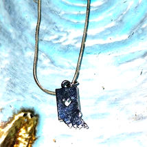 Beautiful silver heart vintage necklace - €15,62 EUR