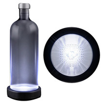 LED Switch Activated White Bottle Base Coaster for Drinks (Set of 4) - €23,87 EUR
