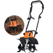 VEVOR 10 Amp Electric Tiller, 14&quot; Tilling Width 3.94&quot; Tilling Depth Cord... - $188.06