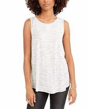 Style &amp; Co. Womens Spacedyed Tank-Tank Top (Large, Deep Black) - £12.33 GBP