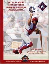 1994 Texas Rangers Souvenir Program Ivan Rodriguez Sandy Koufax - $19.80
