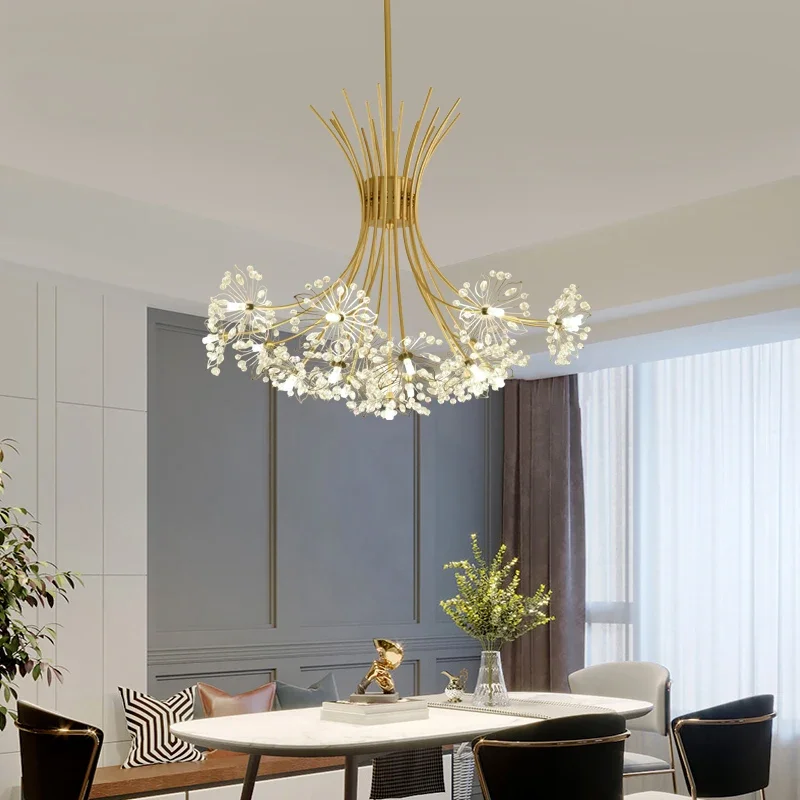 2024 LED G4 Modern Crystal Chandelier Lighting For Dining Room Lustre La... - $309.78+