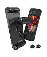 Protective Case for Steam Deck Tpu Soft Cover with Stand 2 Thumb Grips F... - £13.32 GBP