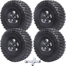 RC Short Course Truck Wheels and Tires with Foam Inserts for 1/10 Traxxa... - $38.76