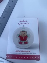 Hallmark Keepsake Ornament Great Grandson Christmas 2015 New - £8.93 GBP