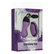 Power Bullet Vibrating Remote Control Egg Purple - £40.47 GBP