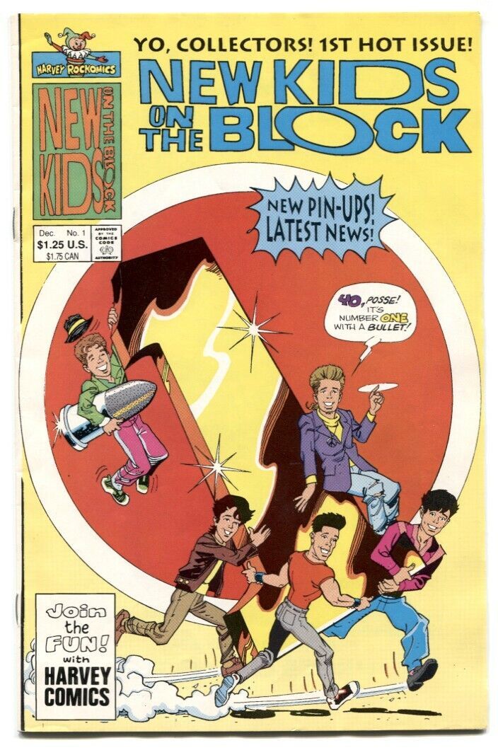 New Kids On The Block #1 1990- Harvey Comics VF - $23.28
