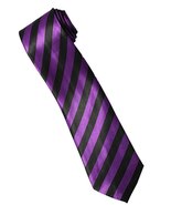 Purple Black 7.5cm Necktie - $19.99