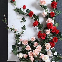 On sale 70&quot;long 6ft High Quality Rose Garland wedding backdrop wedding g... - $13.99