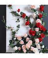 On sale 70&quot;long 6ft High Quality Rose Garland wedding backdrop wedding g... - $19.57 CAD