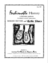 Roman-British Shoe Pattern by Queta&#39;s Closet No.111 - $10.72