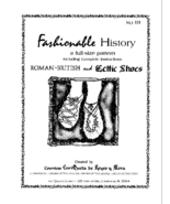 Roman-British Shoe Pattern by Queta&#39;s Closet No.111 - £8.38 GBP