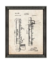 Rocket Launcher Patent Print Old Look with Black Wood Frame - £18.74 GBP+