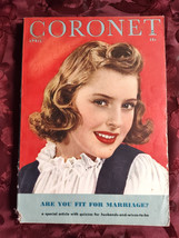 CORONET April 1944 George Pal Puppetoon Alan Hynd Fannie Hurst Sylvia Porter - £7.79 GBP