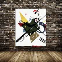 Hand Painted Abstract Wall Art Wassily Kandinsky Small worlds Canvas Art Oil Pai - £86.50 GBP+