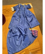 American Girl Pleasant Co. Felicity Christmas Outfit Retired Blue Skirt ... - £35.05 GBP