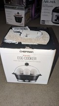 Chefman Egg-Maker Rapid Poacher Food &amp; Vegetable Steamer Quickly Makes U... - £19.77 GBP