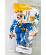 Fuzzu Donald Trump Presidential Parody 8&quot; Dog Toy w Squeaker for Small D... - £7.96 GBP