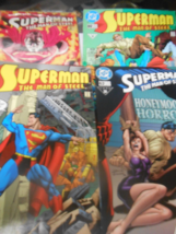 4 DC Comics SUPERMAN  The Man of Steel No.17(1992) 63(1996)  24(1998)  32 (1998) - £13.95 GBP