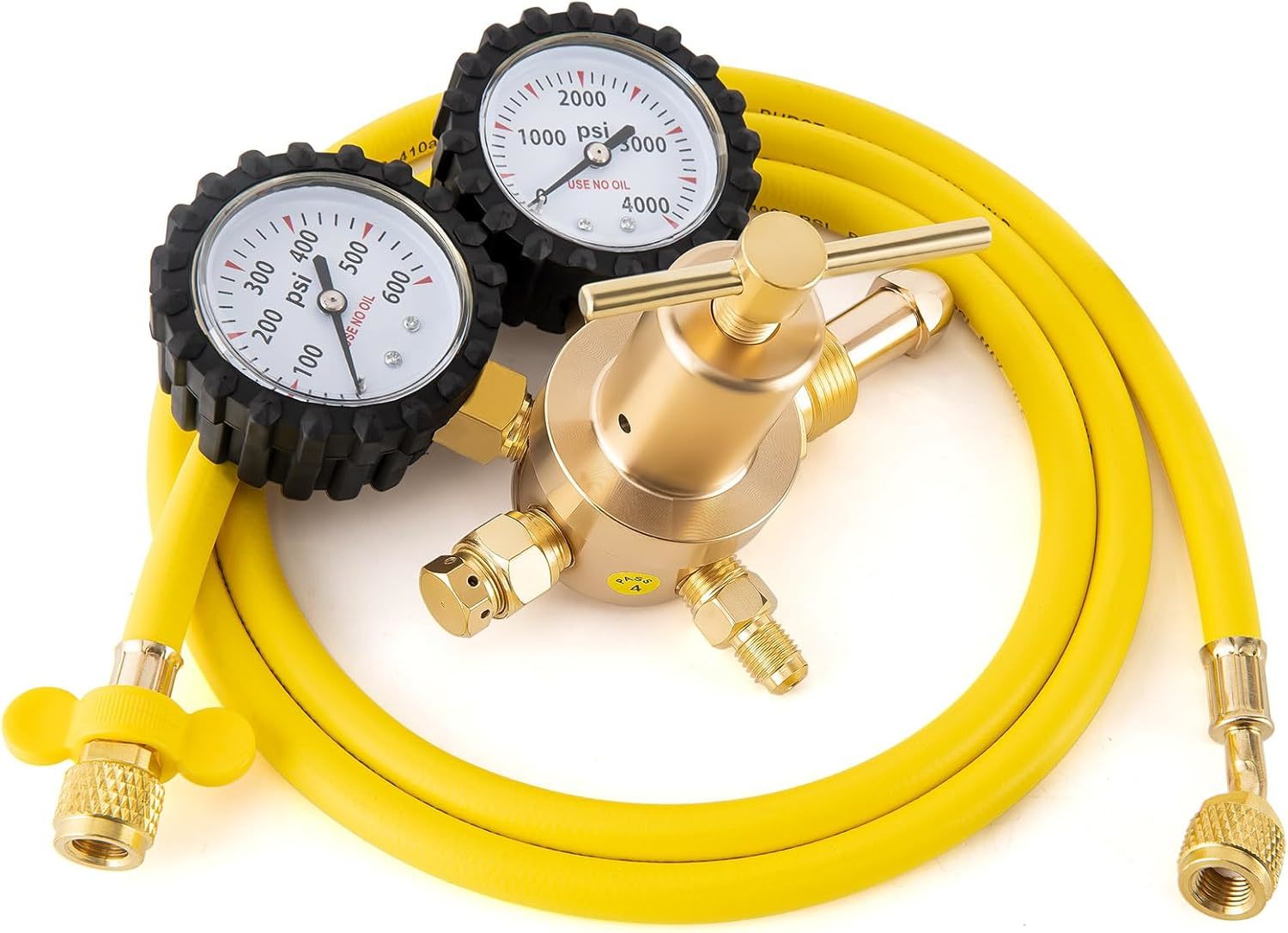 Nitrogen Regulator CGA580 Inlet, 1/4-Inch Male Flare Outlet 0-600PSI  - $78.24