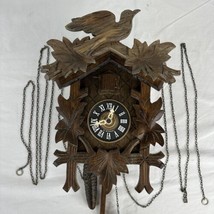 Vtg Black Forest West Germany Cuckoo Clock A Schneider Sohne Bird Door U... - £178.05 GBP