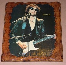 Bob Dylan Concert Photo Decoupage On Wood Vintage 1979 - £131.72 GBP