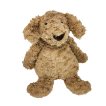 14&quot; Jellycat Fuddle Wuddle Light Brown Puppy Dog Latte Stuffed Animal Plush Toy - £37.43 GBP