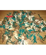 Large Lot Of Plastic Army Soldiers 190+ Vintage Plastic Toy Army Men - $255.73 MXN