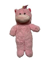 KellyToy Plush Pink Unicorn Rainbow Mane Hair Stuffed Animal - £9.89 GBP