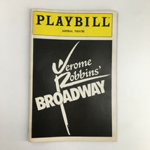 1989 Playbill Imperial Theatre Jason Alexander in Jerome Robbins&#39; Broadway - $14.20