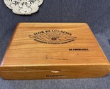 VTG all Wood Cigar Box &#39;Flor De Los Reyes&#39; Churchill Dominican Repub - $8.91