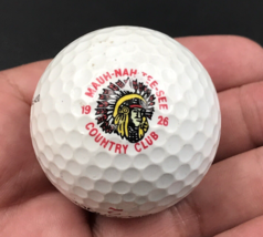Mauh-Nah-Tee-See Country Club Rockford IL Souvenir Golf Ball Slazenger - $12.19