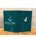 SWAROVSKI OPTIK Gold Plated HAWK Hat Lapel PIN - £16.79 GBP