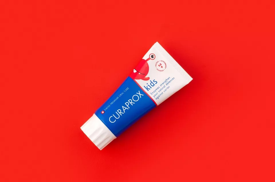 8 PACK Curaprox KIDS TOOTHPASTE STRAWBERRY, 60ML-SHIP WORLDWIDE