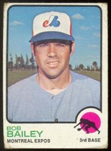 Montreal Expos Bob Bailey 1973 Topps Baseball Card #505 good - $0.50
