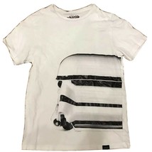 Star Wars Old Navy Boys Graphic T-Shirt White Black Youth Medium Stormtrooper - $16.00