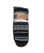 MUK LUKS Mens Slipper Socks Size L/XL Shoe Size 11/13 Blue I Warm Comfor... - $17.84