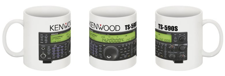 Kenwood TS-590S Amateur Radio Coffee Mug - Limited Quantities!  - $13.99