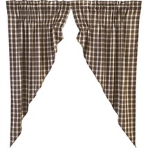 New Country Brown gathered Window Swag image 2