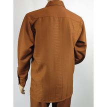 Men's MONTIQUE Two Piece Set Walking Leisure Suit 2372 Cognac Tone on Tone image 5