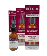 3pc Retinol Anti-Wrinkle Facial Serum Vitamin Enriched 3x1fl.oz Smooth,Firm - $38.61