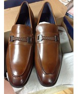 Cole Haan Men&#39;s Wagner Grand British Tan Leather Bit Loafers - 11.5M- Ne... - $225.00