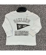Las Vegas Raiders Shirt Kids 3T Gray NFL Team Apparel Long Sleeve New Oa... - $31.94 CAD