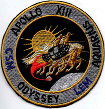 Human Space Flights Apollo 13 NASA USA #2 Badge Iron On Embroidered Patch - £15.74 GBP+