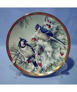 Lenox Winter Song Blue Jays Collector Plate 1993 Nature&#39;s Collage - $15.00
