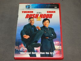 Rush Hour 2 Region 1 DVD 2001 Chris Tucker Jackie Chan Free Shipping Comedy - £3.15 GBP