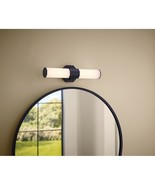 Allen + Roth Bisbee 18 Inch LED Vanity Light Black Matte Finish Bathroom - $50.95
