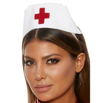Retro Nurse Hat Headband Metallic Cross Costume Adjustable Band 996405 - £8.38 GBP