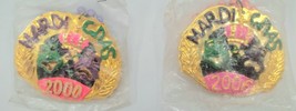 Vintage 2000 and 2006 Marti Gras Beads With Medallion 2 Set Bundle - £11.85 GBP